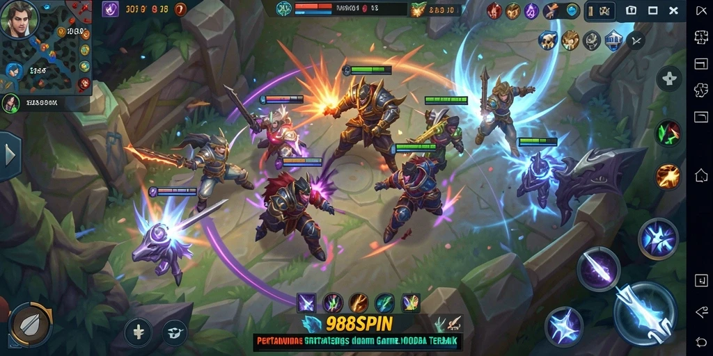 Gameplay seru dan kompetitif 988SPIN dalam aksi.