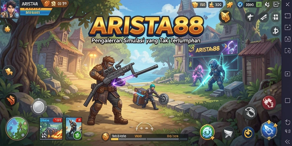 Screenshot ARISTA88 menampilkan gameplay simulasi yang menarik dan interaktif.