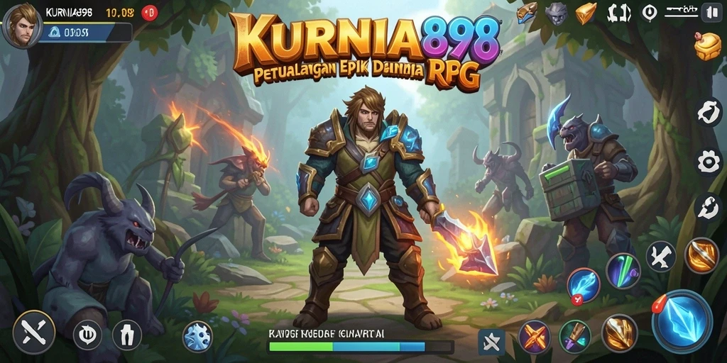 Screenshot KURNIA898 menampilkan pertarungan epik dalam dunia RPG yang menakjubkan.