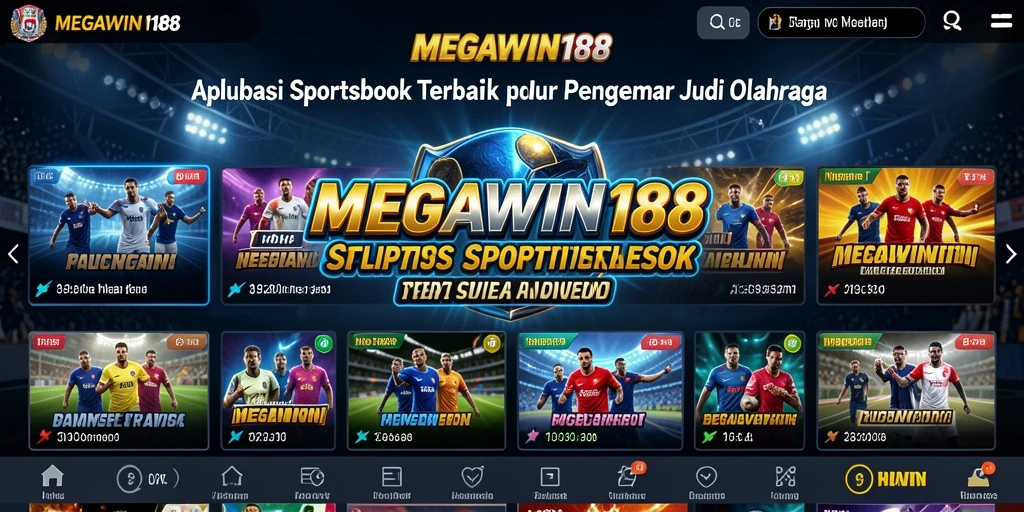Tampilan gameplay taruhan olahraga di MEGAWIN188 yang menarik.
