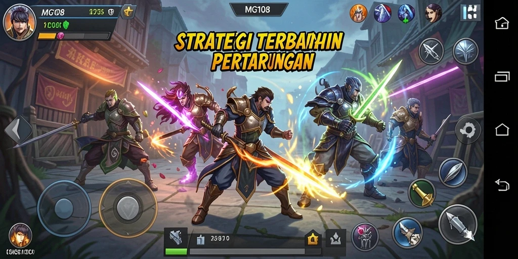 Tampilan gameplay MG108 yang mendebarkan dan strategis.