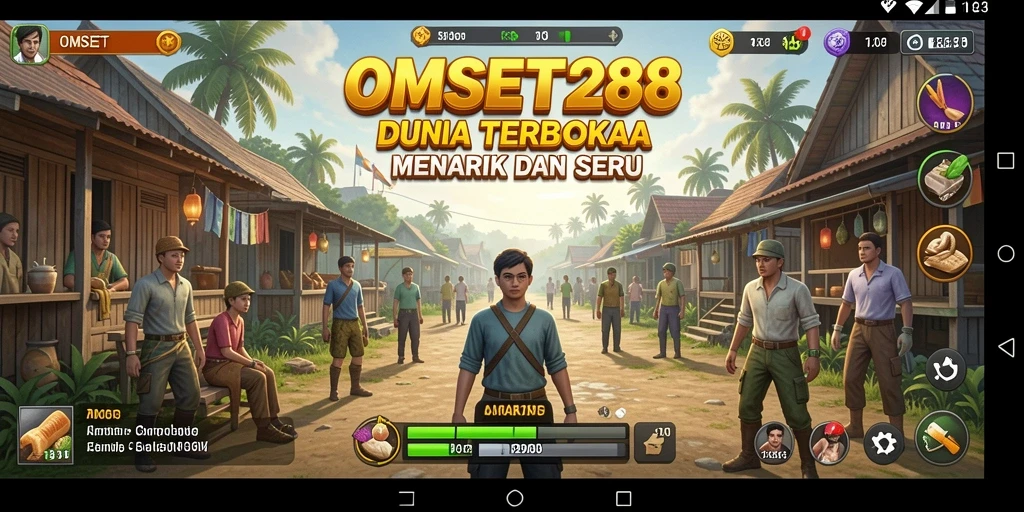 Tangkapan layar menampilkan gameplay eksplorasi dunia luas OMSET288.