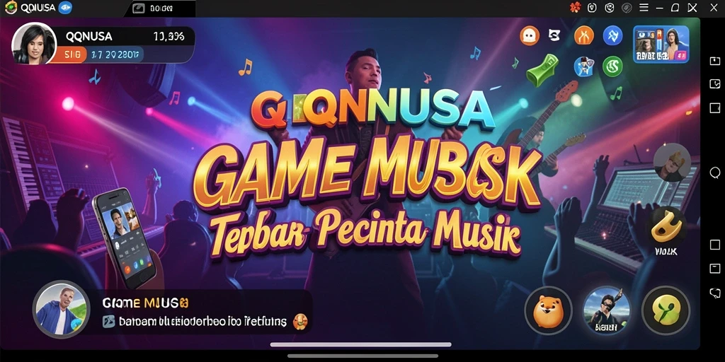 Tampilan gameplay QQNUSA yang interaktif dan penuh warna.