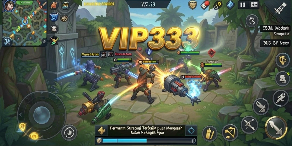 Tangkapan layar <strong>VIP333</strong> menunjukkan momen intens dalam gameplay strategi.