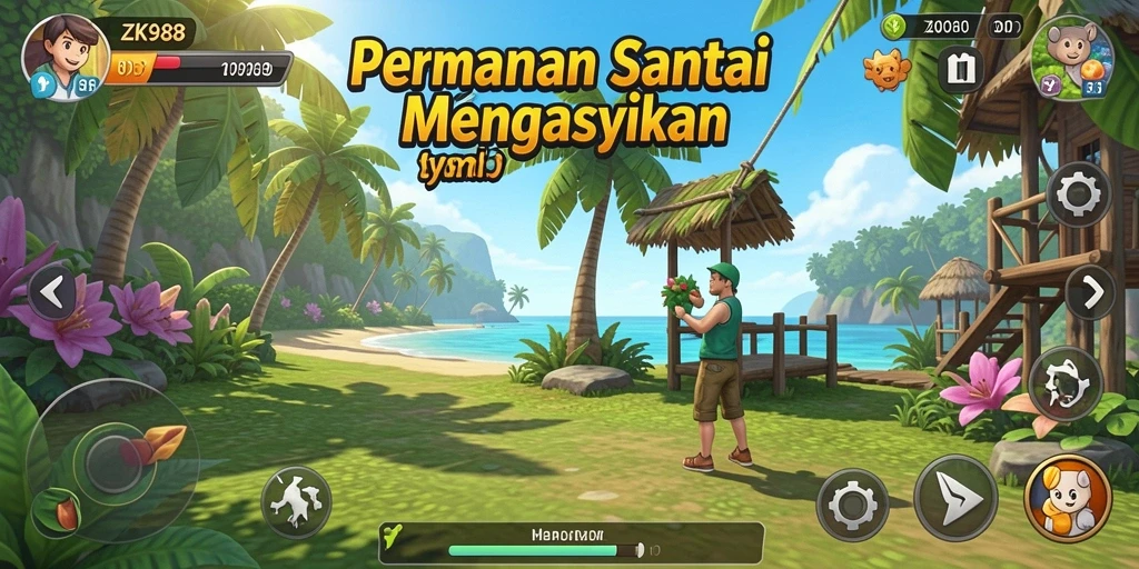 Tampilan gameplay ZK988 yang seru dan santai